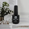 High quality top coat base coat with private label 15ml long lasting strengthen bling nail gel top and base coat nail polish 6