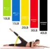 5 Levels Resistance Bands Set - Unisex Latex Elastic Loop Bands for Squat, Hip Training & Stretching 2