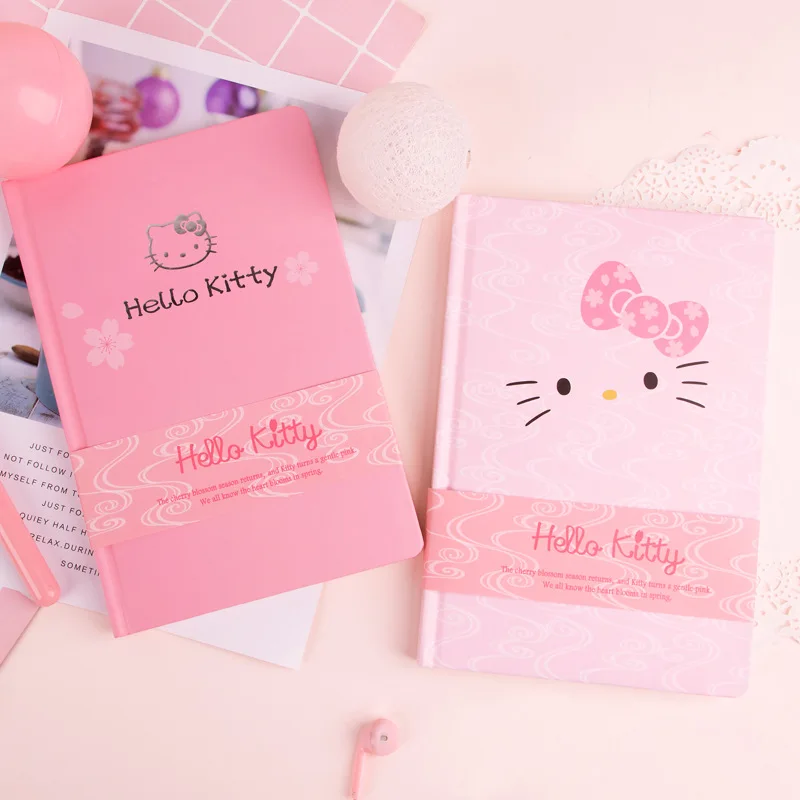 

Kawaii Sanrio мультяшный портативный блокнот A5 блокнот милый Hello Kitty канцелярский блокнот рождественские креативные подарки на день рождения