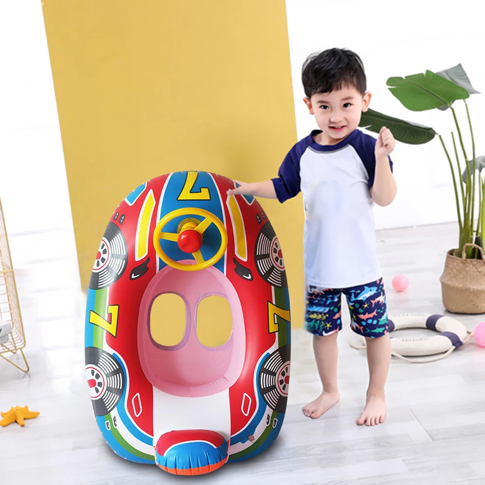 Inflatable Float Seat Baby Swimming Circle Toddler Swimming Ring Kid Child Swim Ring Accessories Water Fun Pool Beach Toys 4