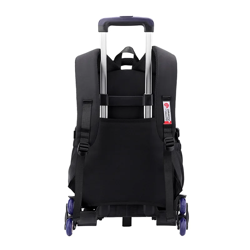 Rolling School Bags for Girls Backpack Children Waterproof School Backpacks with Wheels Middle School Trolley Luggage Back Pack 5