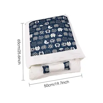 Cat Sleeping Bag Snuggle Sack Blanket Cat Bed Cave Soft Washable Cat Beds Pet Mat Warming Pad Sack Pet Winter Supplies 6