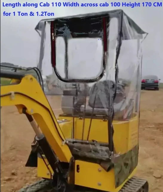 NEW Mini Excavator Rain Cover FIT for 1 Ton & 1.2Ton Mini Excavator Diggers 1PC 1