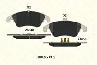 

B243101945KD11 for brake BALATASI ON W204 0714 S204 S204 cc204 11 C218 C207.