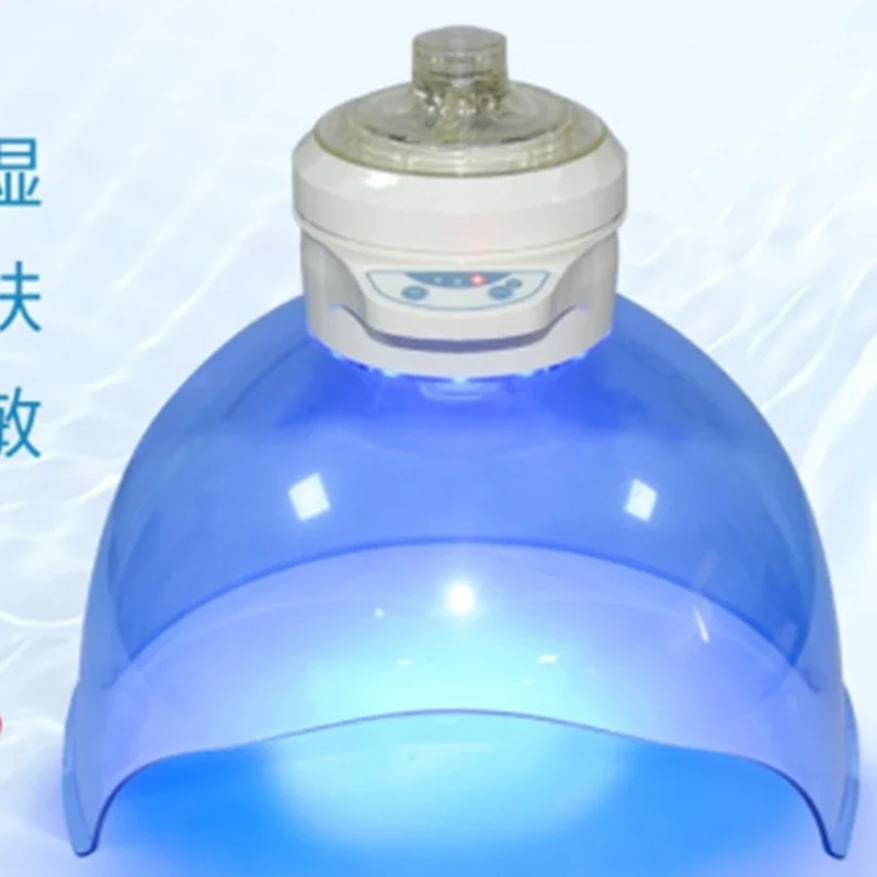 Hydrogen mask red and blue light cosmetic instrument for skin rejuvenation, oxygen injection