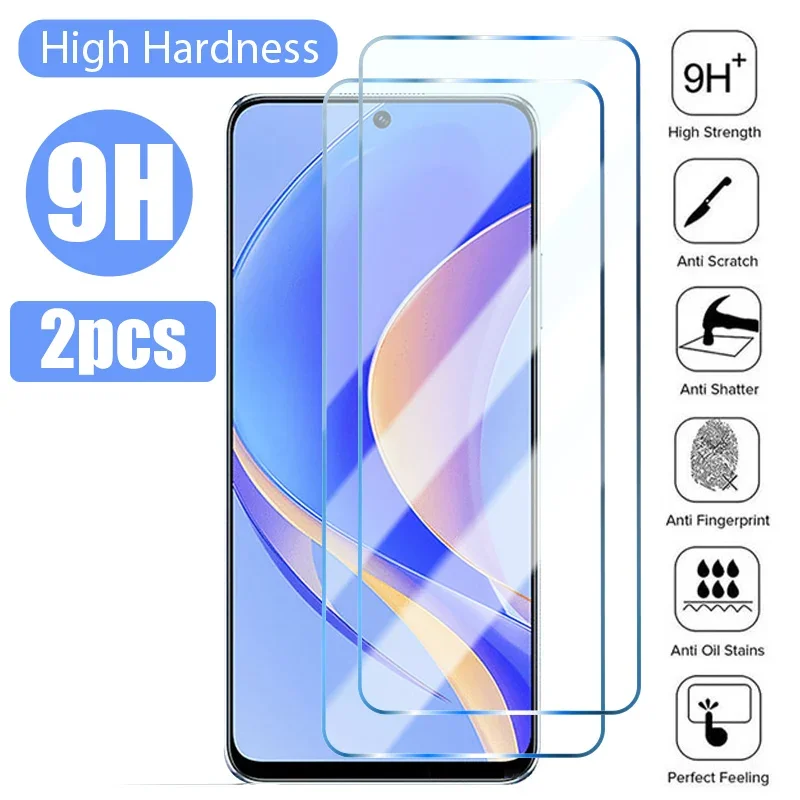 

Закаленное стекло для Honor X8 50 20 10 Lite Pro, 2 шт., Защита экрана для Honor 9X 8X Global