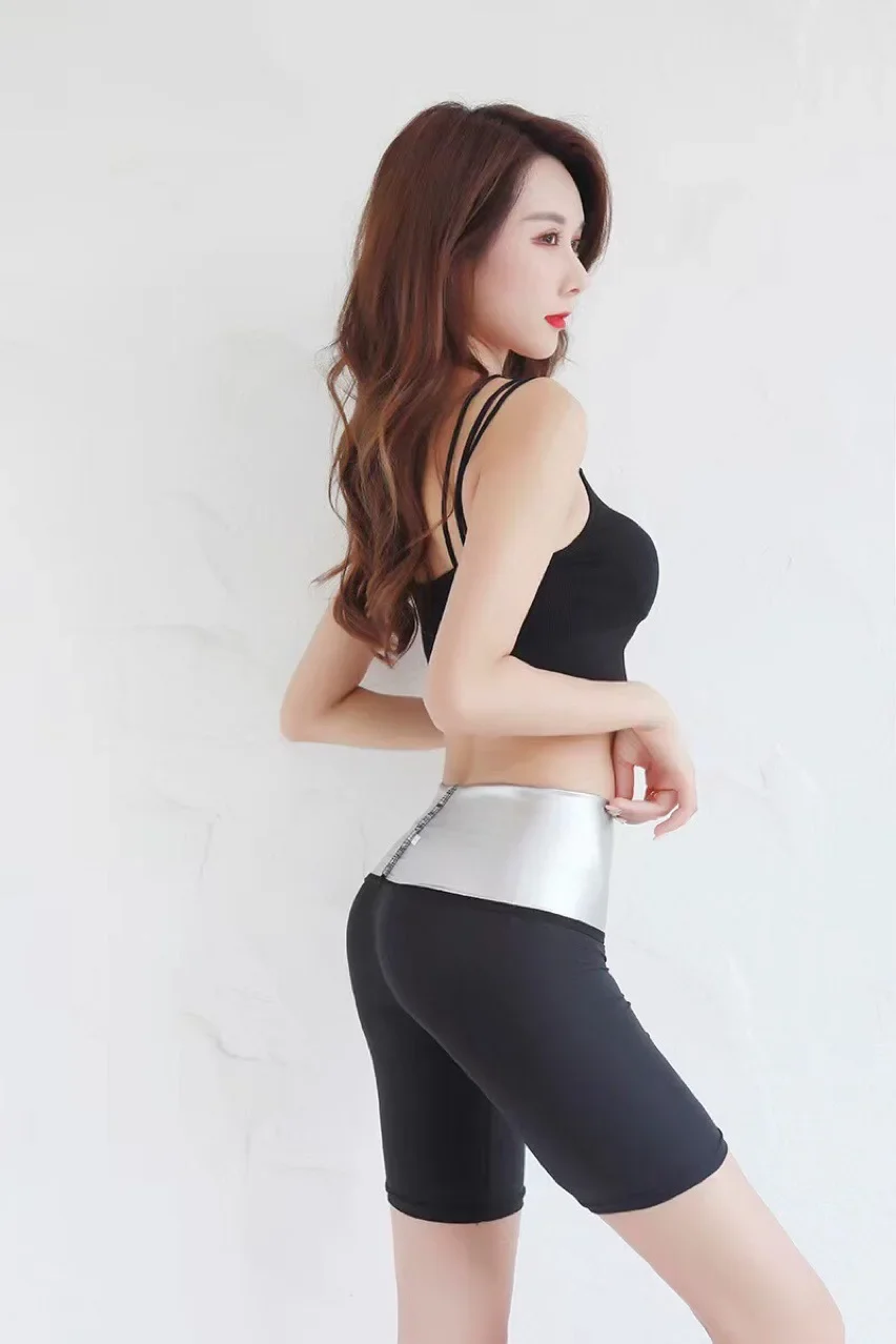 High-Waist Sweat-Boosting Abdomen Pants Women's Yoga Sports Running Shorts Quick-Drying Butt-Lifting Three-Five-Nine Length