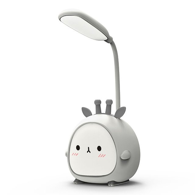 Cartoon Desk Lamp USB Recharge Foldable Light LED Desk Night Kids Reading Light Eye Protective Lamp Colorful Night Light