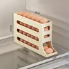 2/1pcs Refrigerator Rolling Egg Storage Box 6