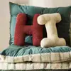 English Letter Plush Pillow Girl Birthday Gifts Bed Sofa Customized Cushion Baby Shower Toy Kid Room Decor Photo Prop 2