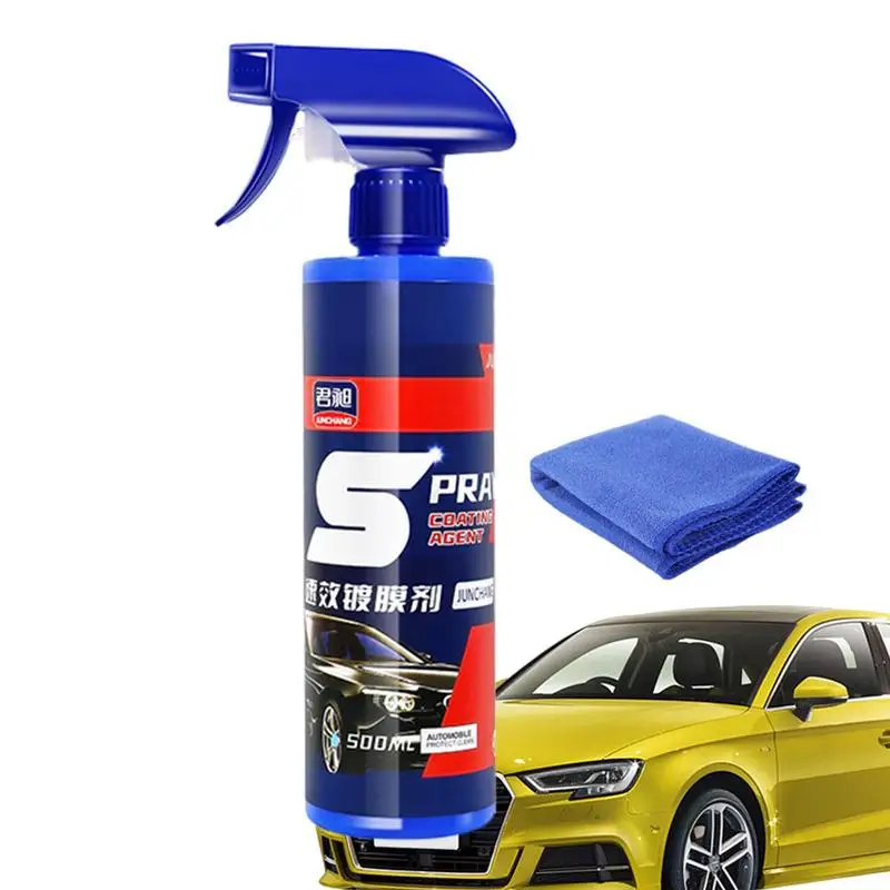 

500ml Car Coating Spray universal nano-plating crystal agent Double Coating Layer water-repellent car paint Hydrophobic Coating