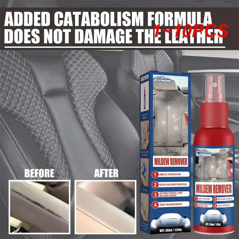 

1~10PCS Car Interior Cleaner Car Mold Remover Car Upholstery Seats Foot Mats Headliner Mold Removal Cleaning And Maintenance