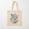 Monochrome Blue Watercolour Shark Ocean Kjn Canvas Bag Unisex Handbag Fabric Ladies Tote Grocery Fashion Printed Casual 1