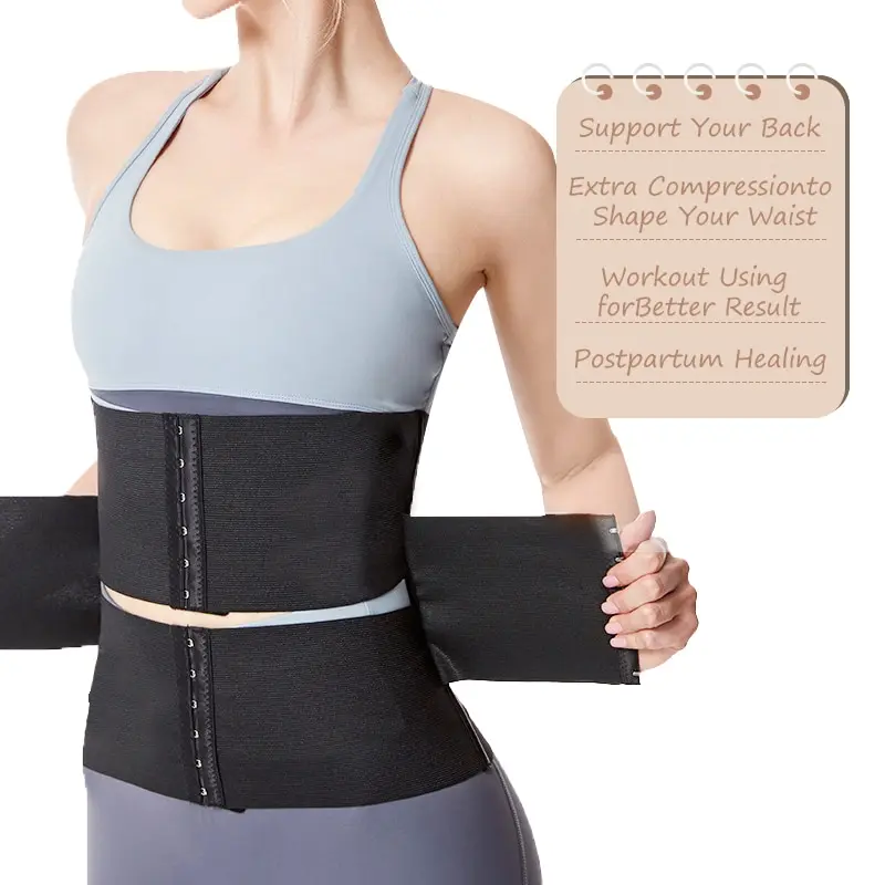 1pc Women's Short Powerful Waist Trainer Corset Belt Elastic belt For Tummy  Control After Giving Birth Or Shaping Up In Summer