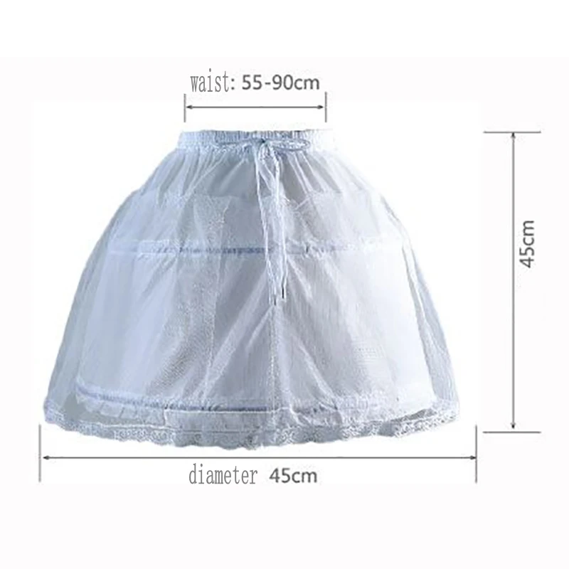 Flower Girls Petticoat Underskirt Cosplay Party Short Dress Jupon Enfant Fille Lolita Ballet Tutu Skirt Enaguas Sottogonna Mini Flower Girl Underskirt Lolita Petticoat Petticoat Underskirt Petticoat Skirt