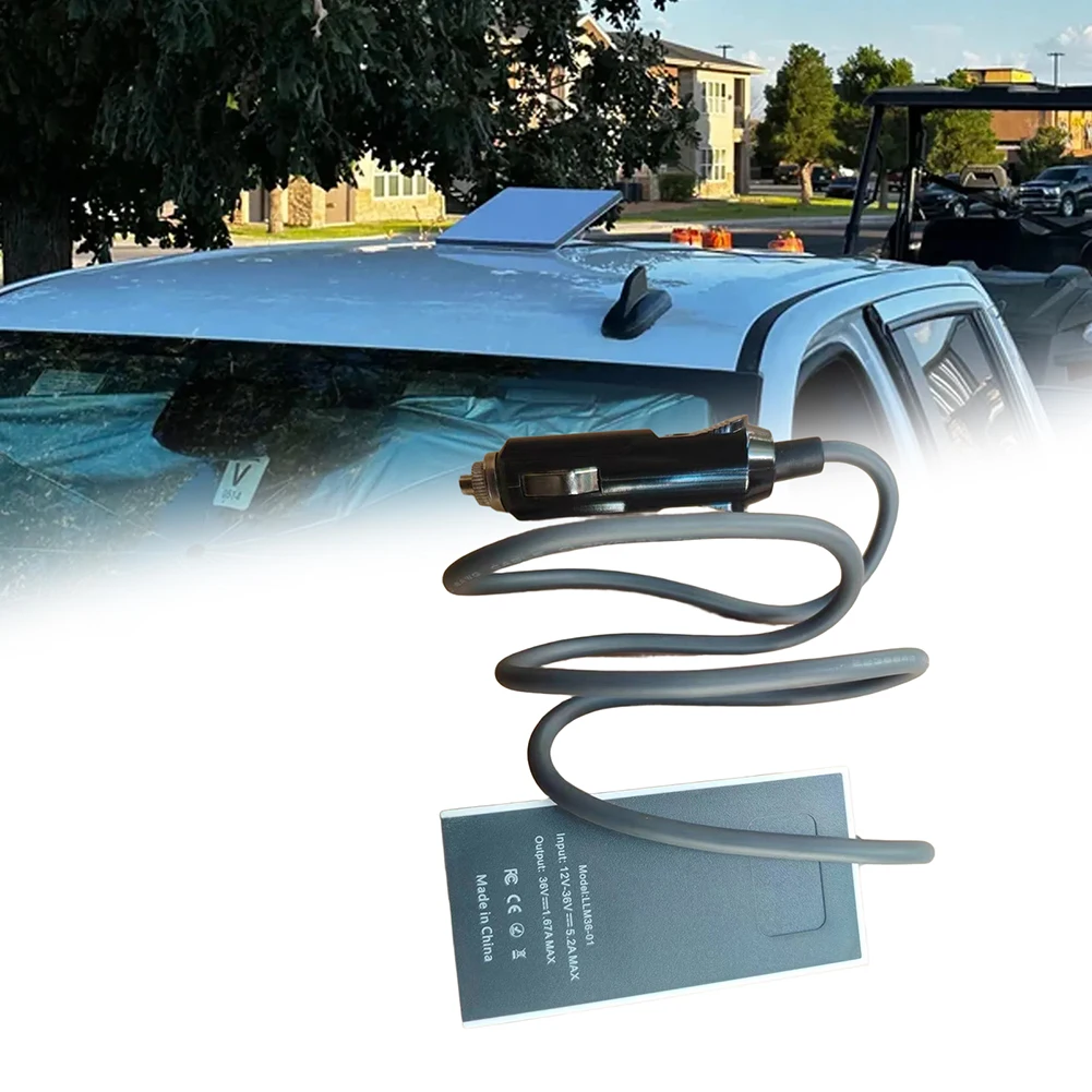 차량용 충전기 12V36V 블랙 차량용 인버터 ABS 소재 36V 5A 출력 차량용 충전 케이블 (자동차, 보트용)