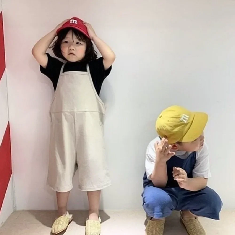 Children's Thin Visor Cap Handsome Letter Baseball Cap Outdoor Sun Hat