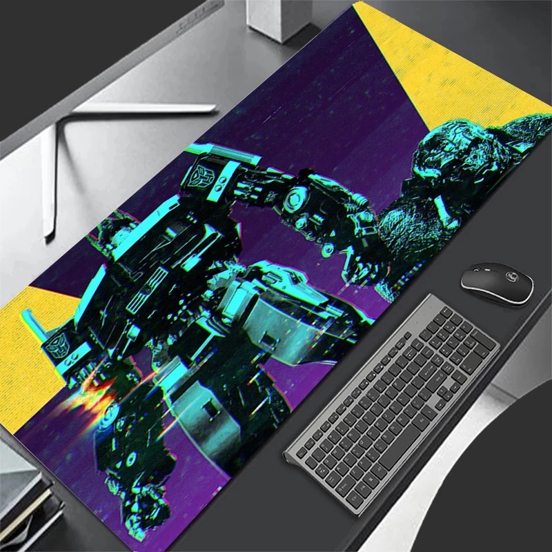 Transformers Gaming Mouse Pad Waterproof Xxl Mouse Mat Playmat Computer Offices HD Gaming Desk Accessories Anti-skid Game Mats deadpool gaming mouse pad computer offices cool office accessories desk protector keyboard mat playmat 500 1000 hd game mats