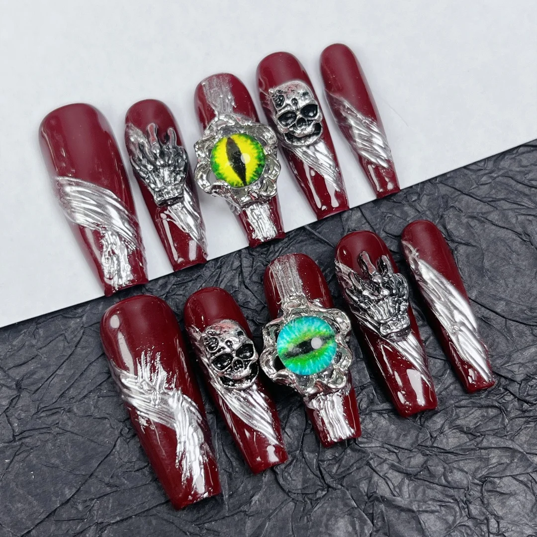 

Wholesale 100% Handmade Press On Nails Colorful Whitening Cute Removable Reusable with Premium Quality.29255