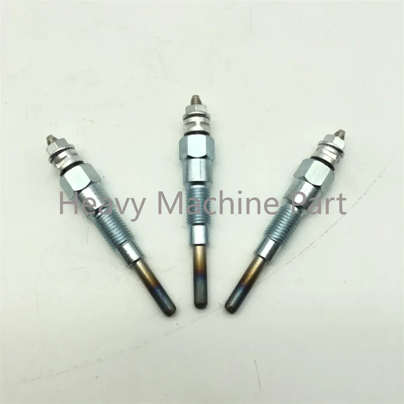 3PCS 16851-65512 Glow Plug For Kubota D722 D902 D905 D1005 D1105 16851-65510