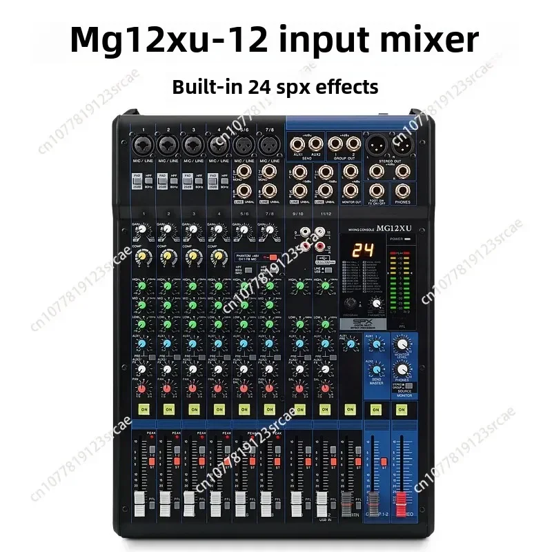 For MG12XU Mixer-12 channels MG16XU Mixer 16 channels, Effects Large Stage