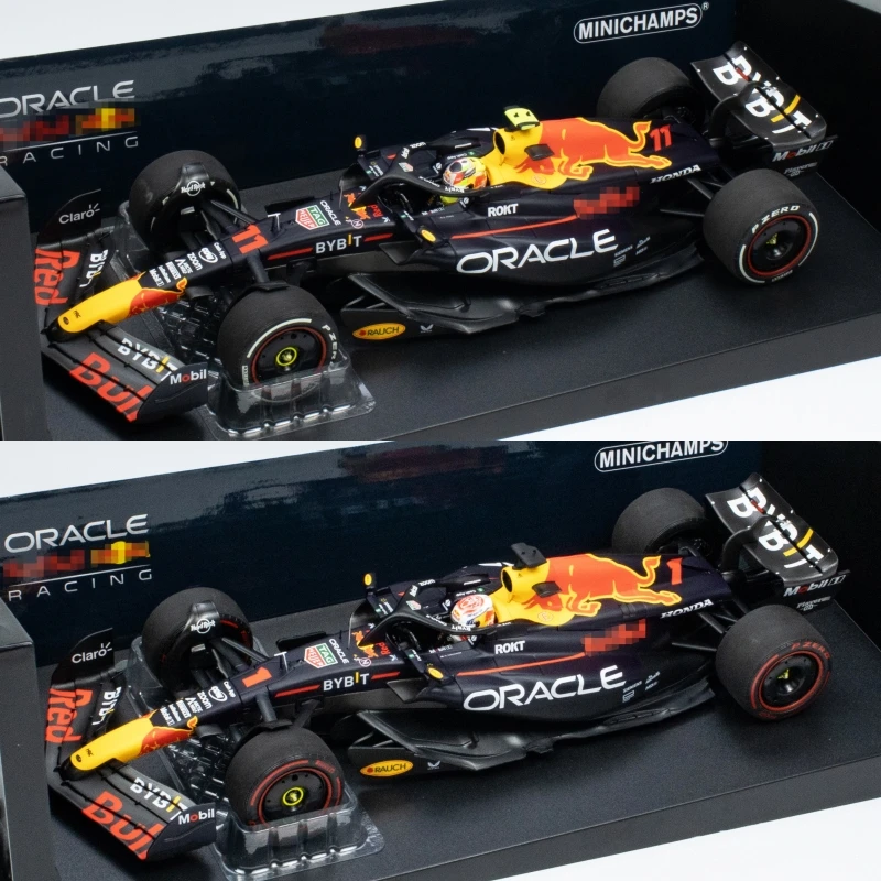 

MINICHAMPS 1:1 2023 F1 модель автомобиля с изображением Ракель RB RACING RB19 #11 SERGIO Перес/#1 Макс