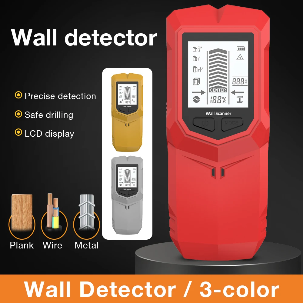 6 In 1 Wall Detector Multifunctional Handheld Metal Detector