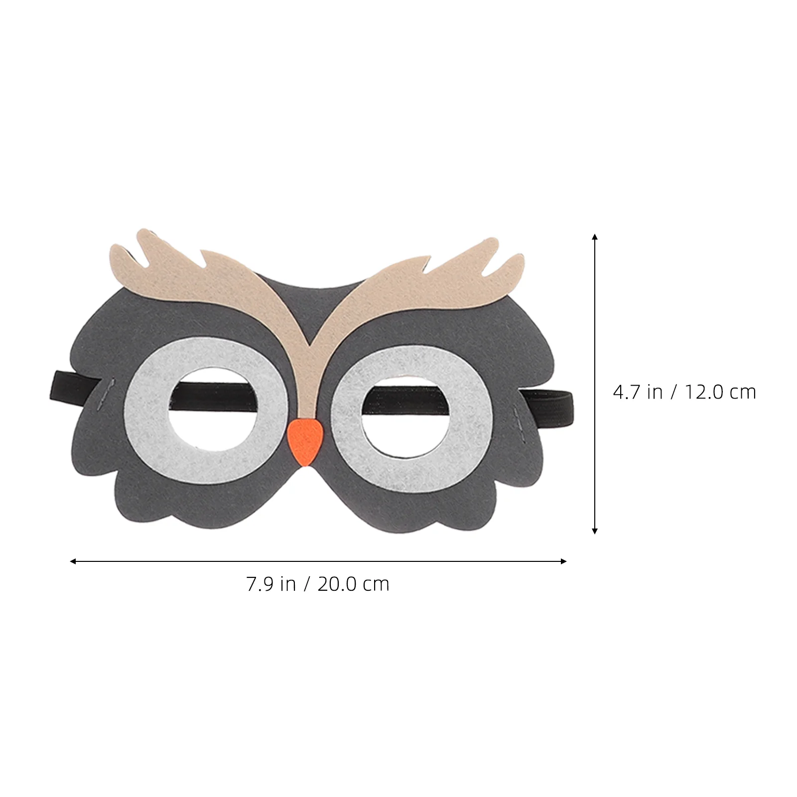 8 Pcs Animal Felt Mask Creative Halloween Party Cosplay Decorate Lifelike Costume Masks Novelty Cloth Funny