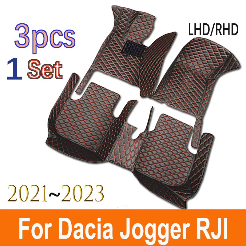 

Автомобильные коврики для Dacia Jogger RJI 2021 2022 2023, кожаные коврики, напольные покрытия, автомобильные аксессуары, интерьерный гобелен