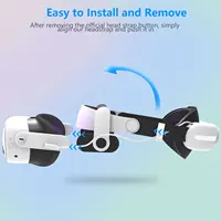 For meta quest 3 and quest 3s head strap Battery Adjustable VR Accessories Replacement Elite Strap 18W Charging Enhanced Playtim 5