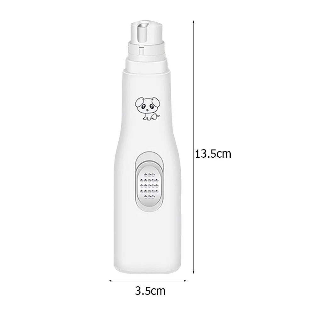 Dog Nail Grinder Electric Pet Nail Trimmer Battery Powered Painless Paws Grooming & Smoothing Tool Super Quiet for Dogs Cats
