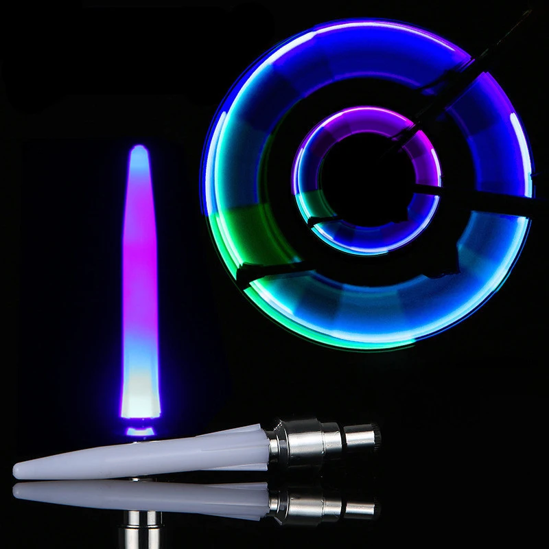 

4Pcs/Lot Bike Light Mountain Road Bicycle Tyre Tire Valve Caps Lights MTB Spokes LED Wheel Cycling Bicycle Accessories Light