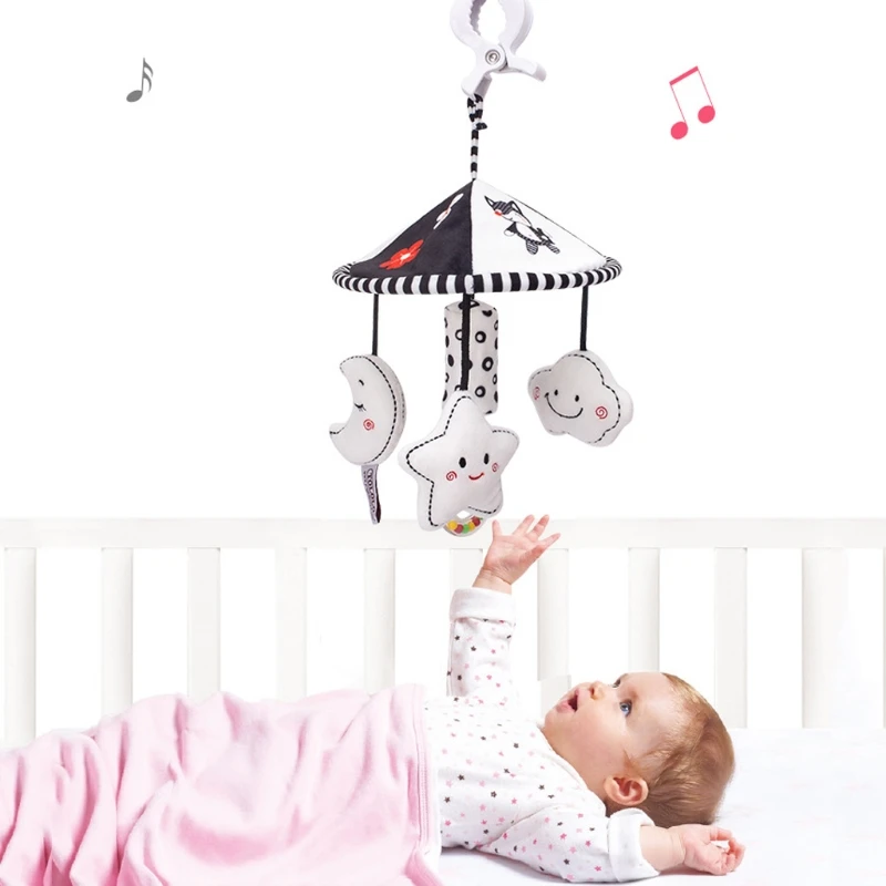 

Baby Stroller Rattle Toy Crib Cot Pram Hanging Pendant Plush Hand Bell Infants Sensory Toys Shower Gifts New Dropship