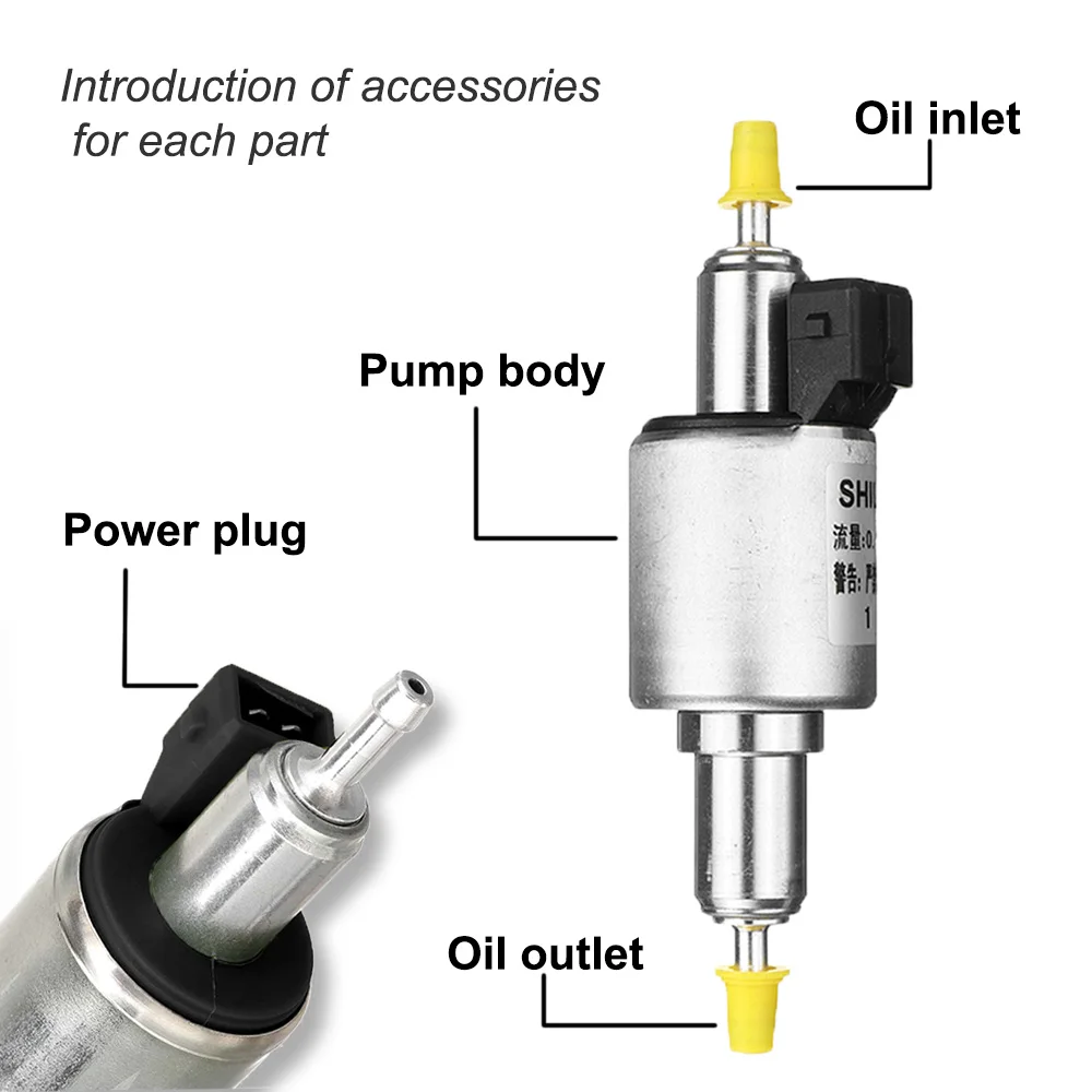 12V/24V Für Air Standheizung Puls Dosierpumpe 2KW zu 5KW Für Eberspache  Webasto Diesel Luft heizungen Für Lkw Öl Kraftstoff Pumpe