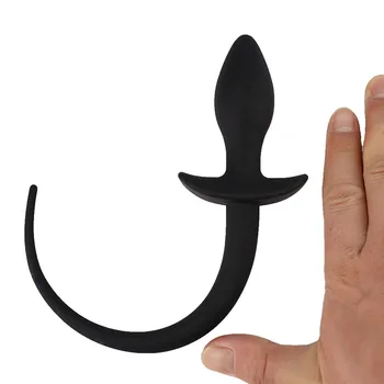 Silicone Dog Tail Sex Toys Anal Plug Tail Butt Plug for Women Men Vibrator Slave Games SM Erotic Toy G-spot Massage Sex Products 3