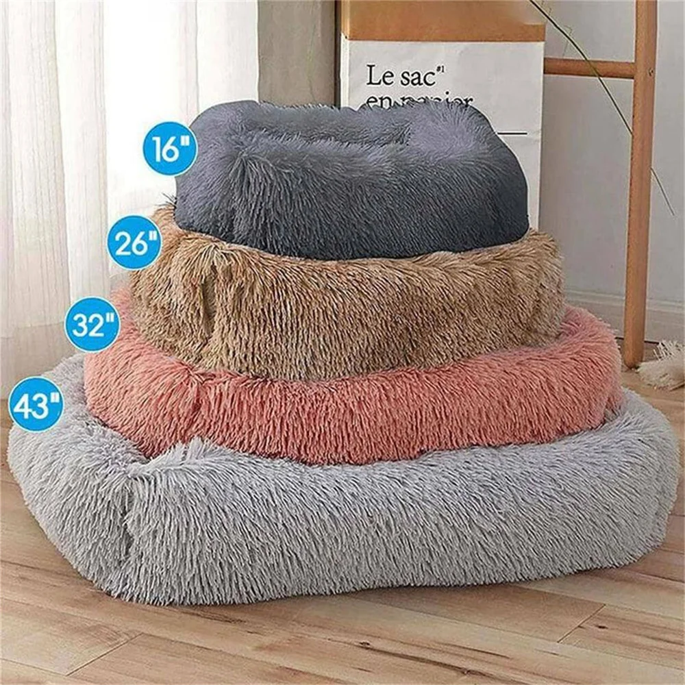 Title 7, Square Dog Cat Bed with Side Cover Medium Large...