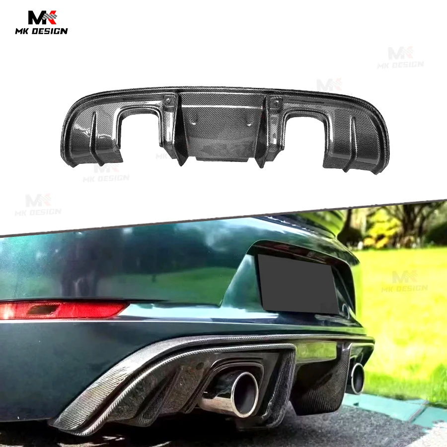 Carbon Fiber GT Style Rear Diffuser Bumper Lip for Porsche 718 982 ...