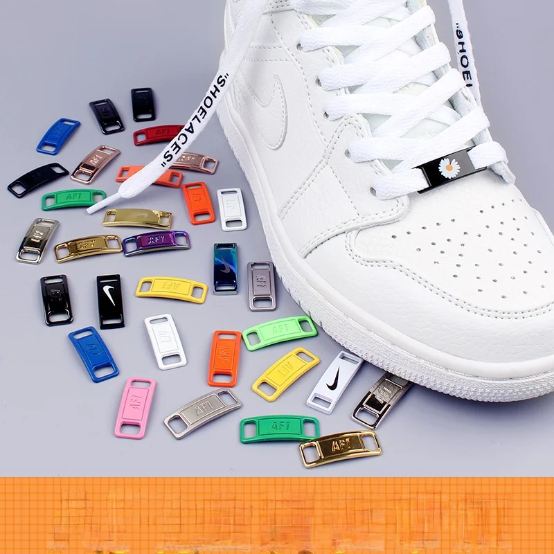 Air Jordan Af1 Metal Lace Locks Nike AF1 Replacement Lace Tags