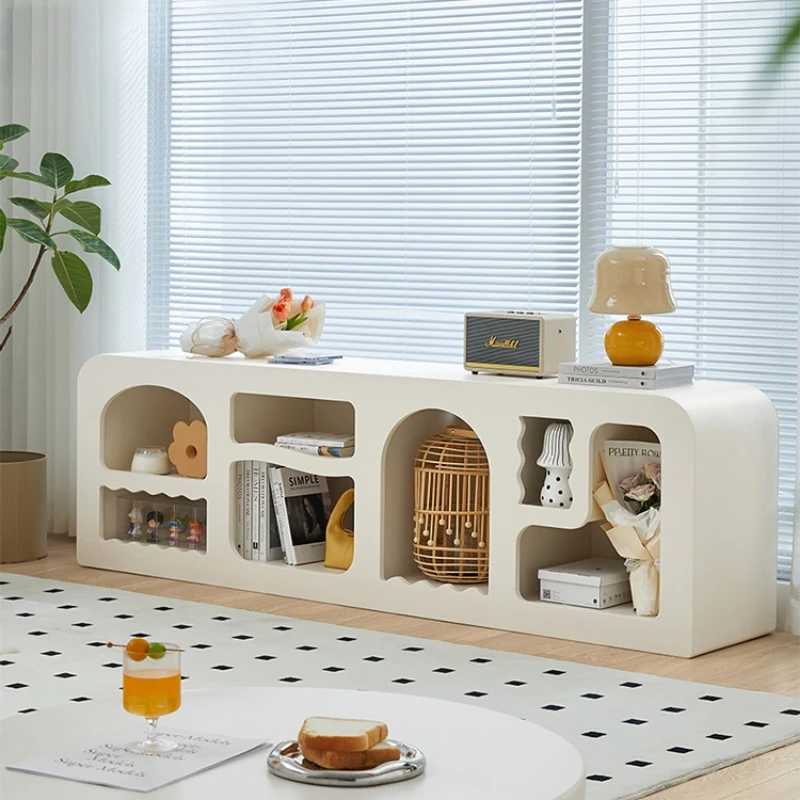 

FURNITURE living room designer furniture modern cabinet solid wood white color tv sideboard storage cabinet with drawers