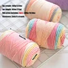 3-Pack 300g/10.58oz Soft & Durable Multicolor Dyed Gradient Cotton Acrylic Blend Yarn for Knitting, Crocheting Sweaters, Scarfs 3
