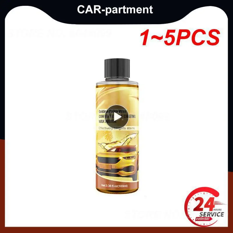 

1~5PCS Golden Carnauba 3 IN 1 Washing Waxing and Polishing Paste Hydrophobic Quick Coat Kit Dropshipping Maintenance Paint