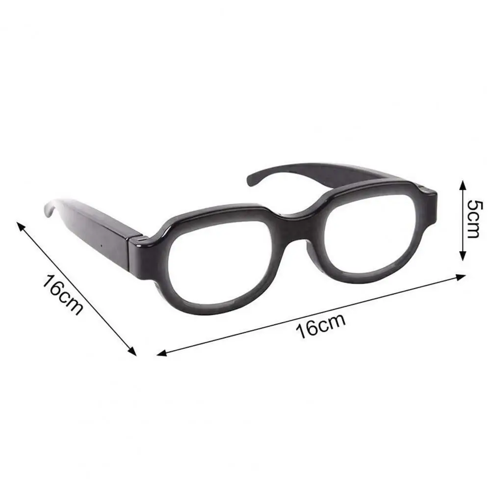LED Glasses Anime Spoof Glasses Funny Anti-break LED Light Luminous Cosplay Eyewear Prop Party Club светящиеся очки