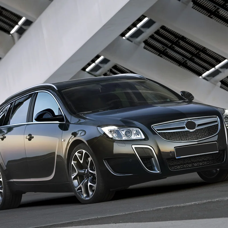 Außenspiegel Spiegelkappen Für Opel Insignia 2008-2017 - Glänzend Schwarz/Weiß ABS Abdeckung