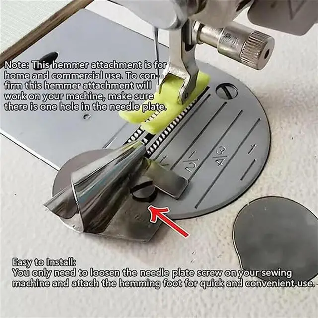 Adjustable Sewing Rolled Hemmer Foot Wide Rolled Hem Pressure Foot Sewing  Machine Presser Foot Low Shank Sewing Machine Presser - AliExpress