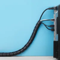 2m 8/10/16/22mm Cable Cover Protector Wire Desk Organizer Computer Cord Protective Bite Tube Clip Management Tools Spiral Winder 4