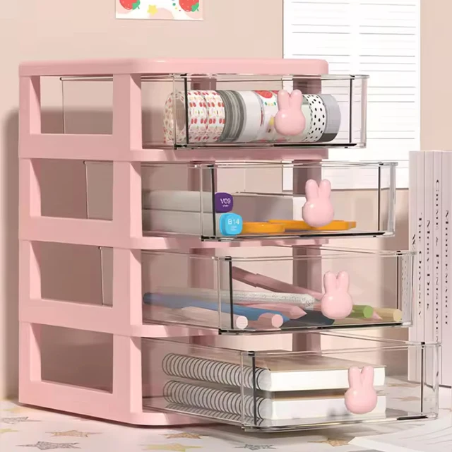 Caja de almacenamiento para encimera, contenedor de almacenamiento de maquillaje, caja de almacenamiento tipo cajonera de escritorio, accesorios para el cabello, estante de almacenamiento de artículos diversos, 1 ud. 3