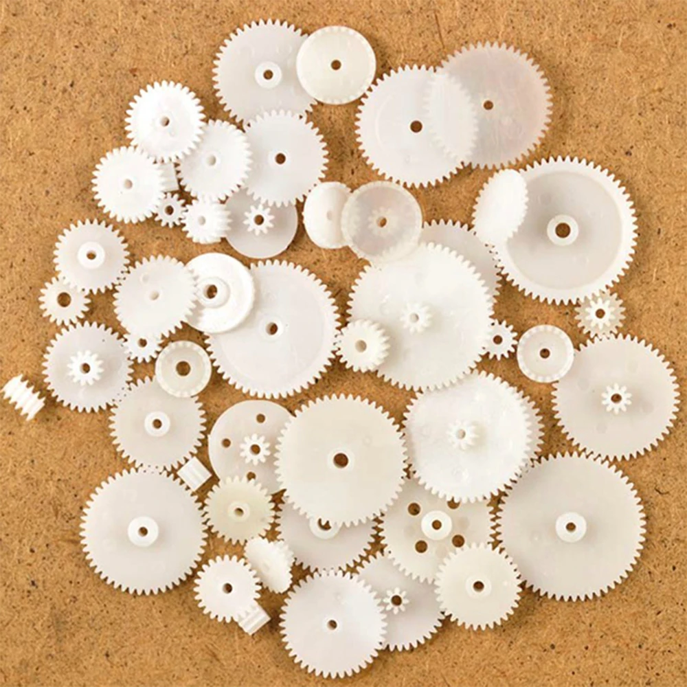 58 Styles Toothed Wheels Gears Plastic All Module 0.5 Robot Parts DIY electric bike gear motor gear transmission gear electric chain saw gear cassette deck tape gear