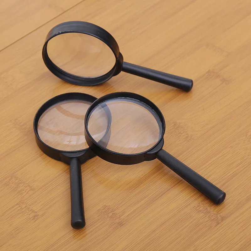 Mini Pocket Magnifying Glass Hand Held 60mm Magnifier 3x Magnifying