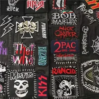 Buy "Rock Your Style: Iron-On Band Patches for Clothes - Embroidered Music Punk Stripes for Jackets, Jeans & More" Online
