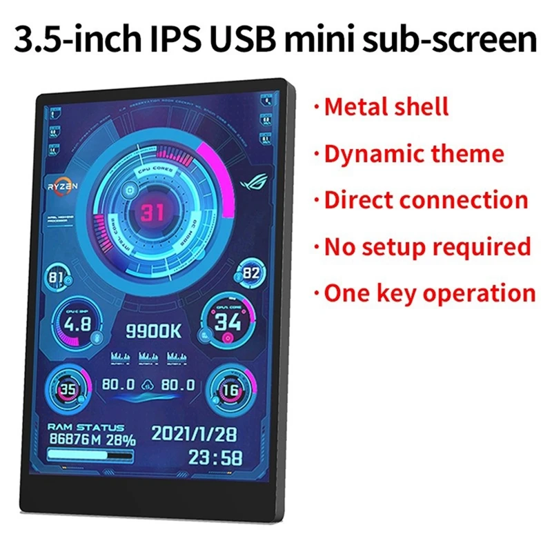 1 Ʈ IPS ü USB-C   ȭ ǻ µ ͸ ȭ AIDA64